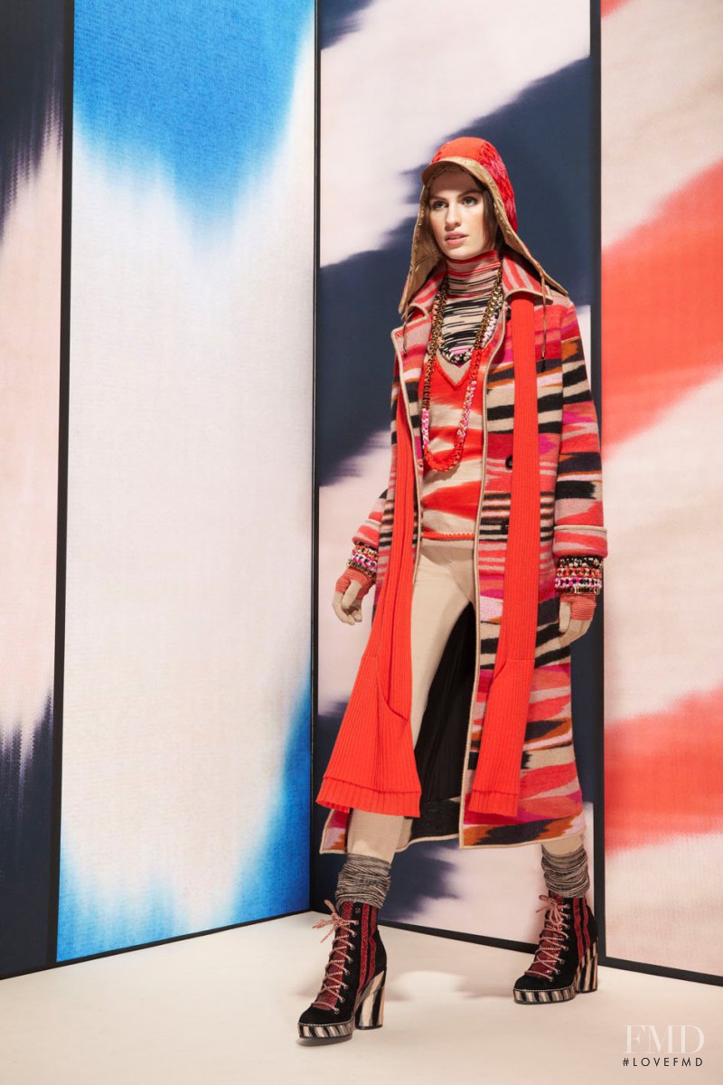 Tali Lennox featured in  the Missoni fashion show for Pre-Fall 2011