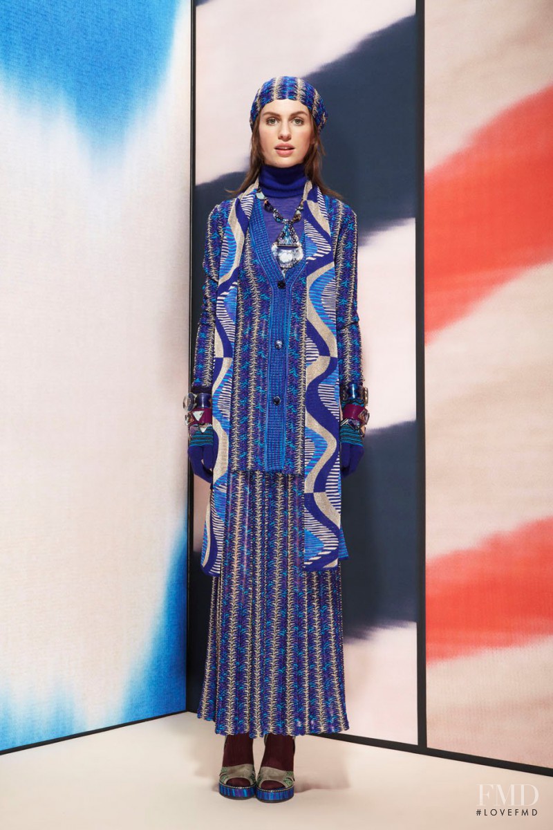 Tali Lennox featured in  the Missoni fashion show for Pre-Fall 2011