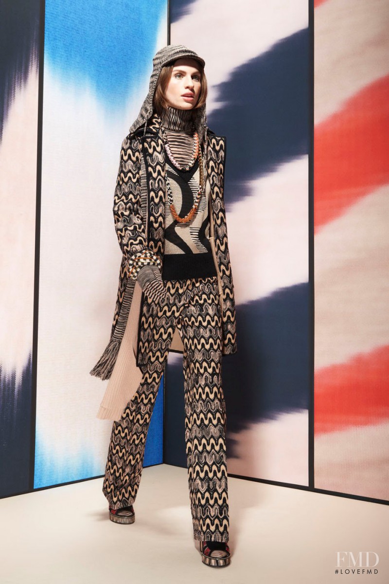 Tali Lennox featured in  the Missoni fashion show for Pre-Fall 2011