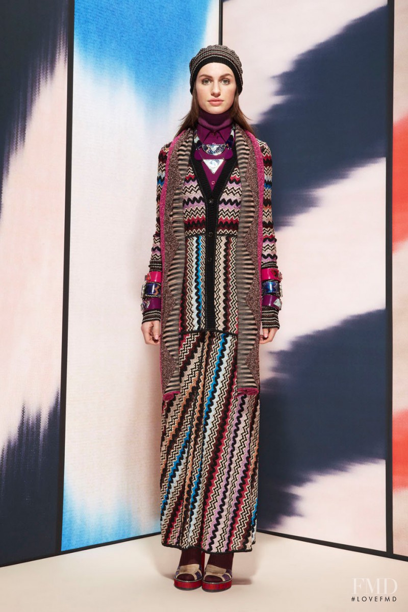 Tali Lennox featured in  the Missoni fashion show for Pre-Fall 2011