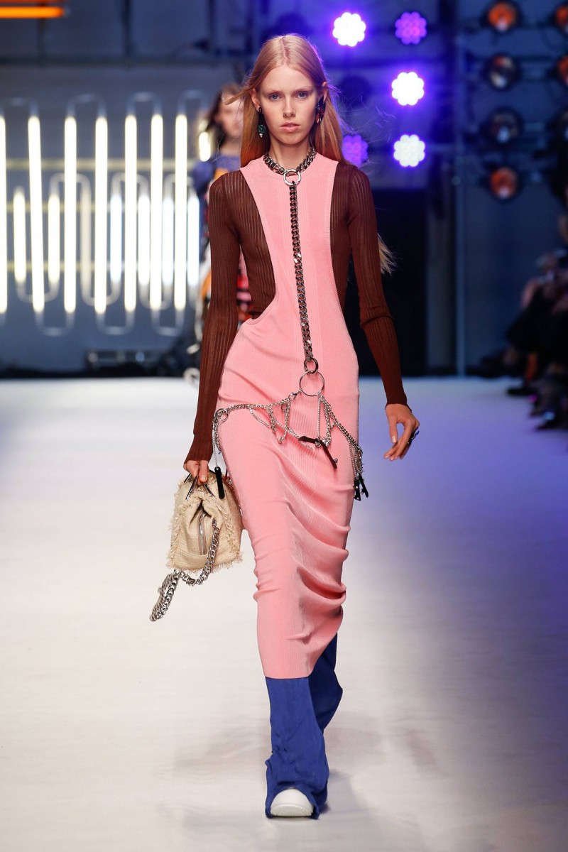 Lululeika Ravn Liep featured in  the MSGM fashion show for Spring/Summer 2016