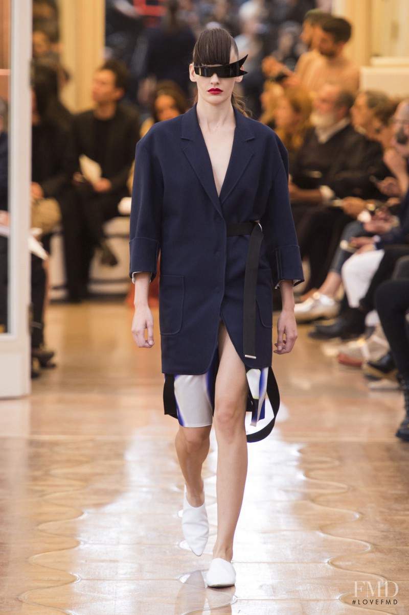 Amanda Murphy featured in  the Acne Studios fashion show for Spring/Summer 2016