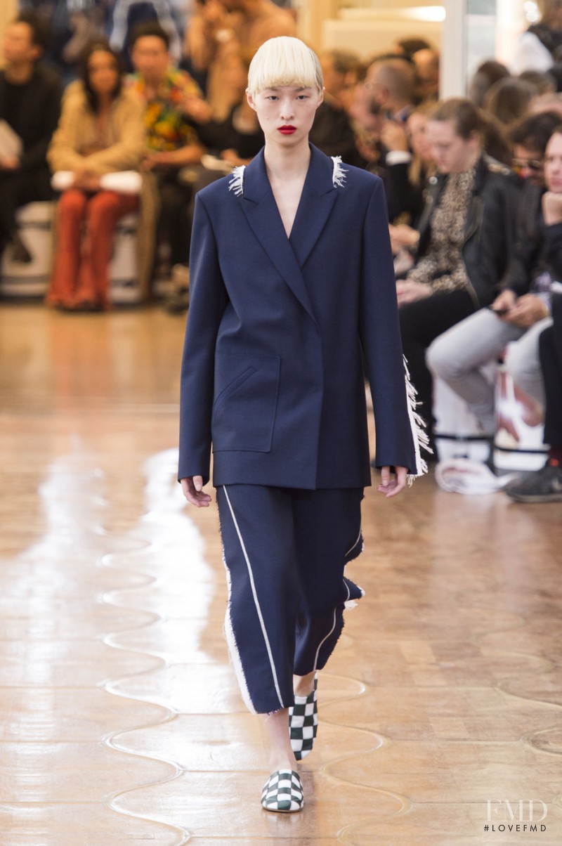 Chu Wong featured in  the Acne Studios fashion show for Spring/Summer 2016