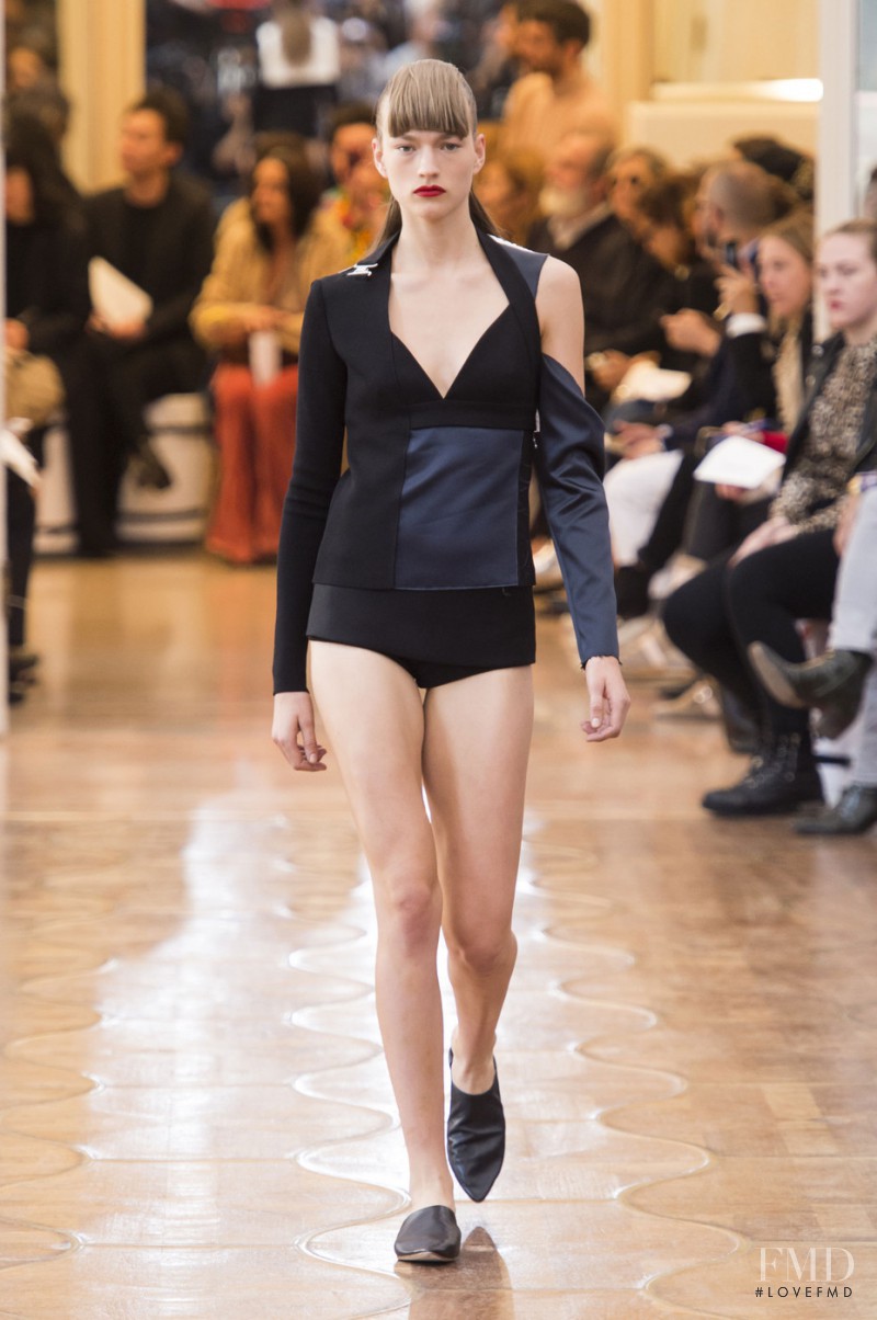 Sophia Ahrens featured in  the Acne Studios fashion show for Spring/Summer 2016
