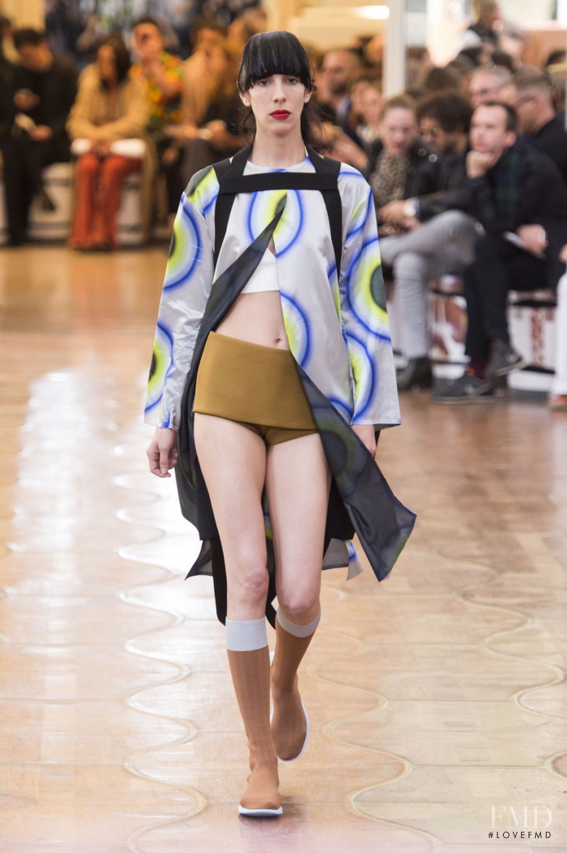 Jamie Bochert featured in  the Acne Studios fashion show for Spring/Summer 2016