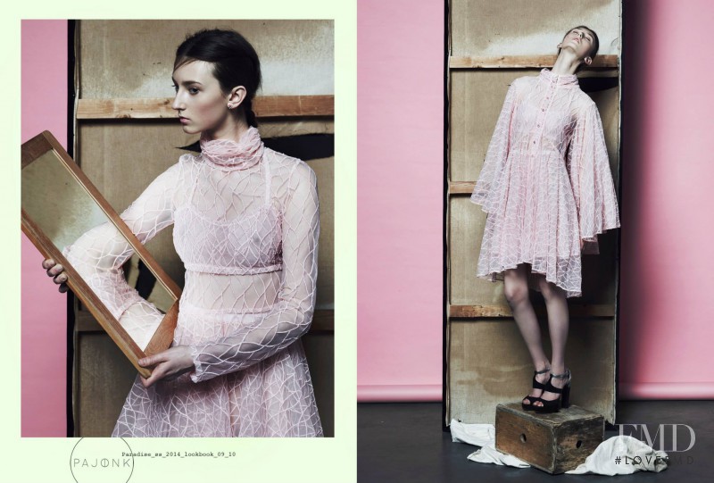 Klementyna Dmowska featured in  the Pajonk Paradise lookbook for Spring/Summer 2014