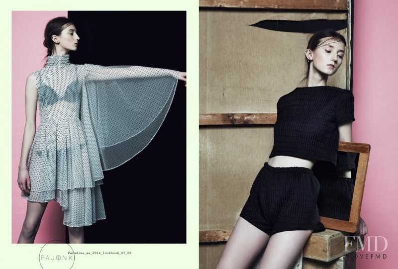 Klementyna Dmowska featured in  the Pajonk Paradise lookbook for Spring/Summer 2014