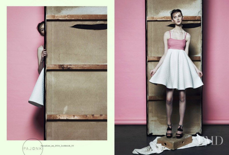 Klementyna Dmowska featured in  the Pajonk Paradise lookbook for Spring/Summer 2014