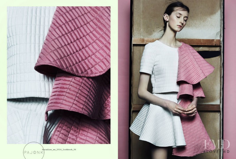 Klementyna Dmowska featured in  the Pajonk Paradise lookbook for Spring/Summer 2014