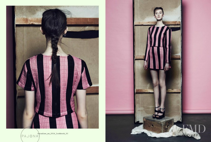 Klementyna Dmowska featured in  the Pajonk Paradise lookbook for Spring/Summer 2014