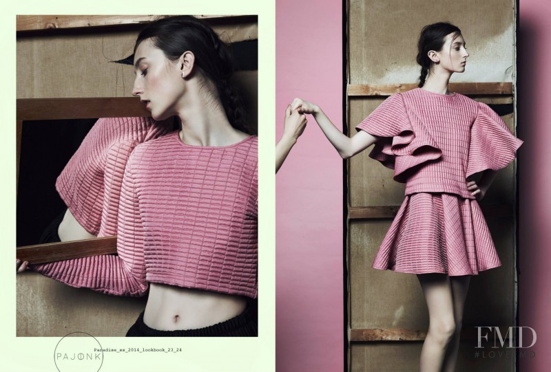 Klementyna Dmowska featured in  the Pajonk Paradise lookbook for Spring/Summer 2014