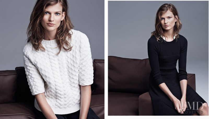 Bette Franke featured in  the H&M Knitted Essentials advertisement for Autumn/Winter 2014