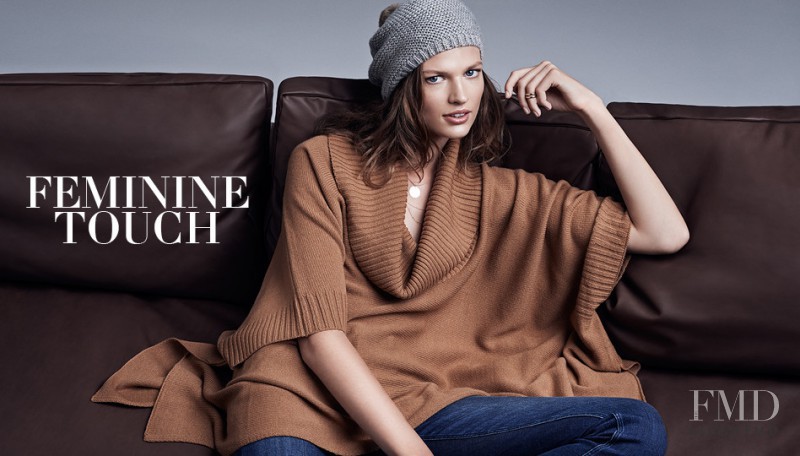 Bette Franke featured in  the H&M Knitted Essentials advertisement for Autumn/Winter 2014