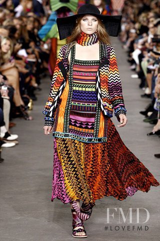 Katharina Hessen featured in  the Missoni fashion show for Spring/Summer 2011