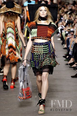 Daria Strokous featured in  the Missoni fashion show for Spring/Summer 2011