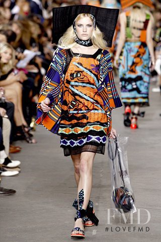 Ashley Smith featured in  the Missoni fashion show for Spring/Summer 2011
