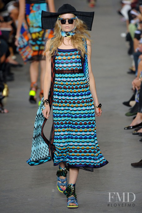Hanne Gaby Odiele featured in  the Missoni fashion show for Spring/Summer 2011