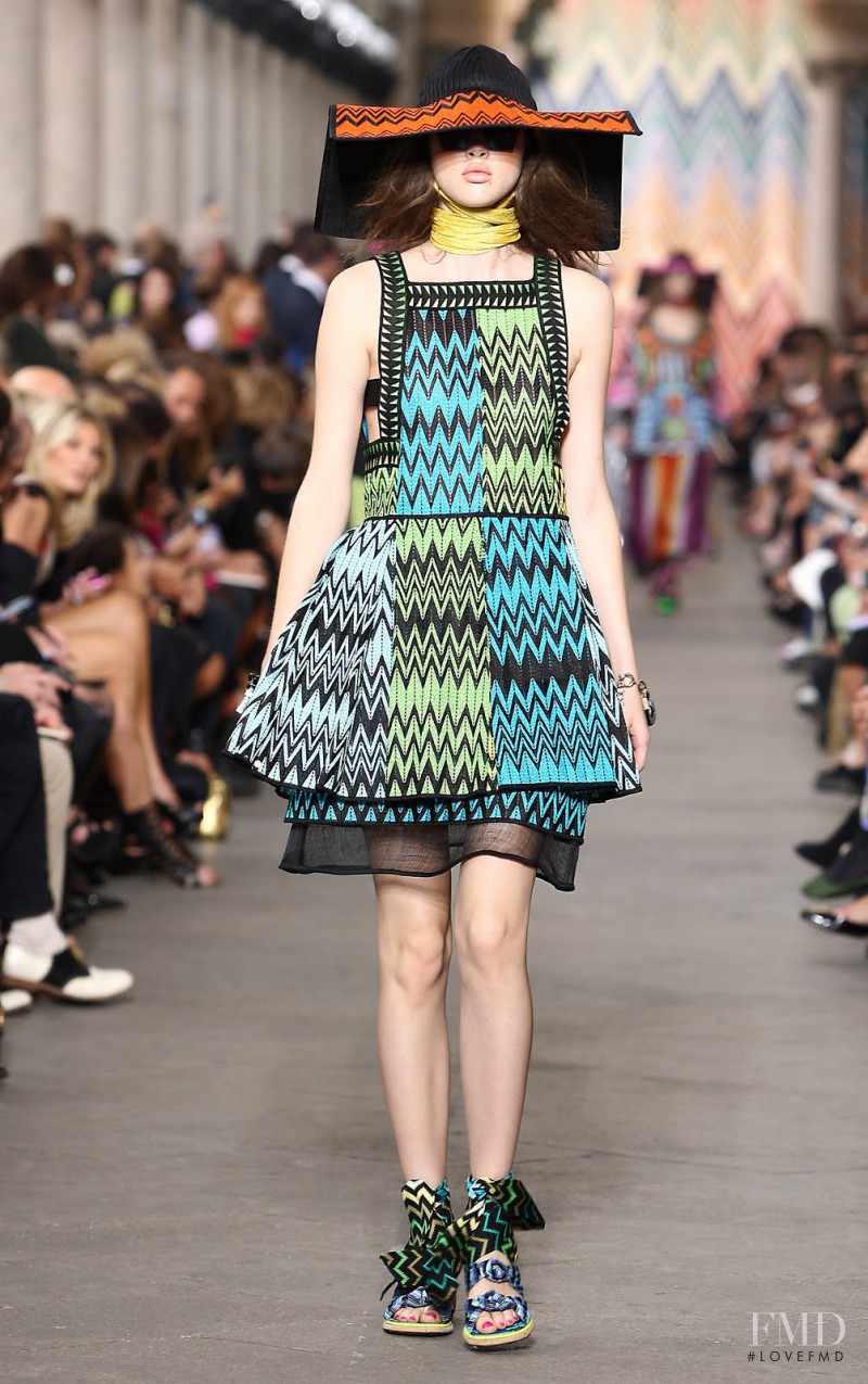 Anais Pouliot featured in  the Missoni fashion show for Spring/Summer 2011