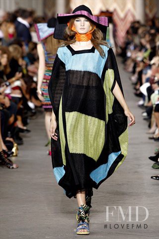 Kirsi Pyrhonen featured in  the Missoni fashion show for Spring/Summer 2011