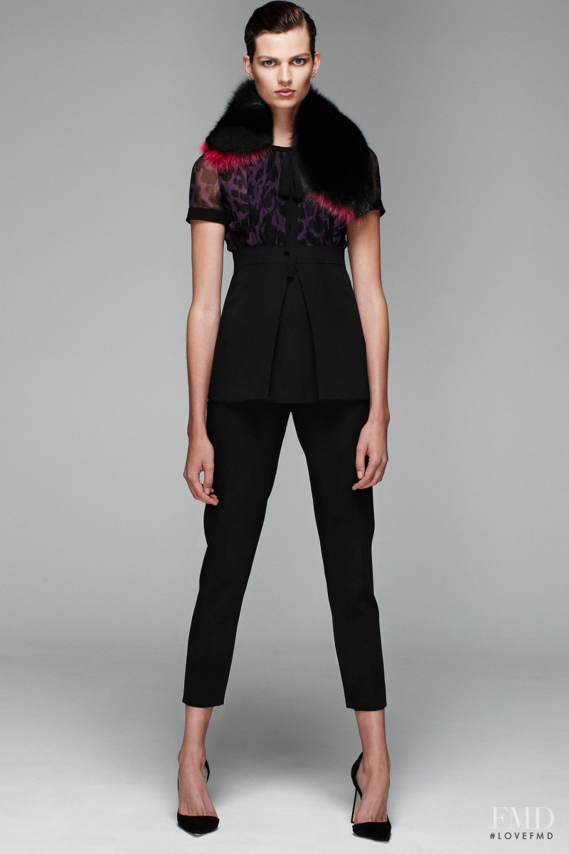 Bette Franke featured in  the J Mendel lookbook for Resort 2015