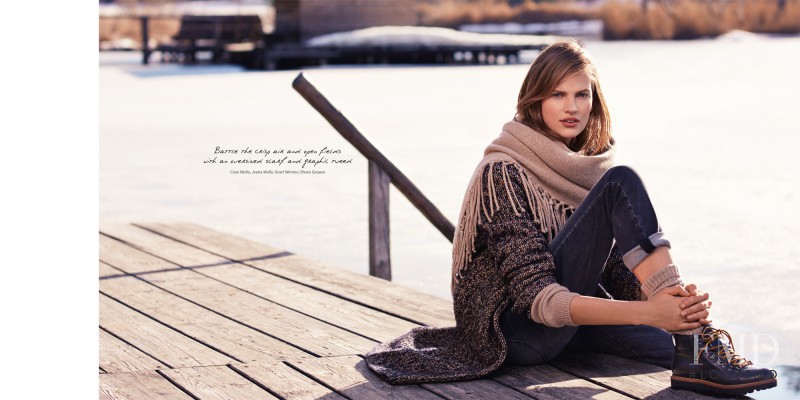 Bette Franke featured in  the Weekend Max Mara lookbook for Autumn/Winter 2014