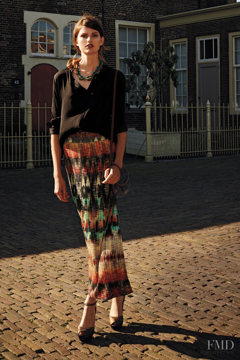 Bette Franke featured in  the Anthropologie lookbook for Pre-Fall 2014