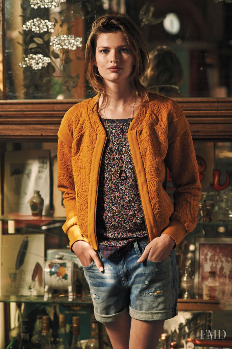 Bette Franke featured in  the Anthropologie lookbook for Pre-Fall 2014
