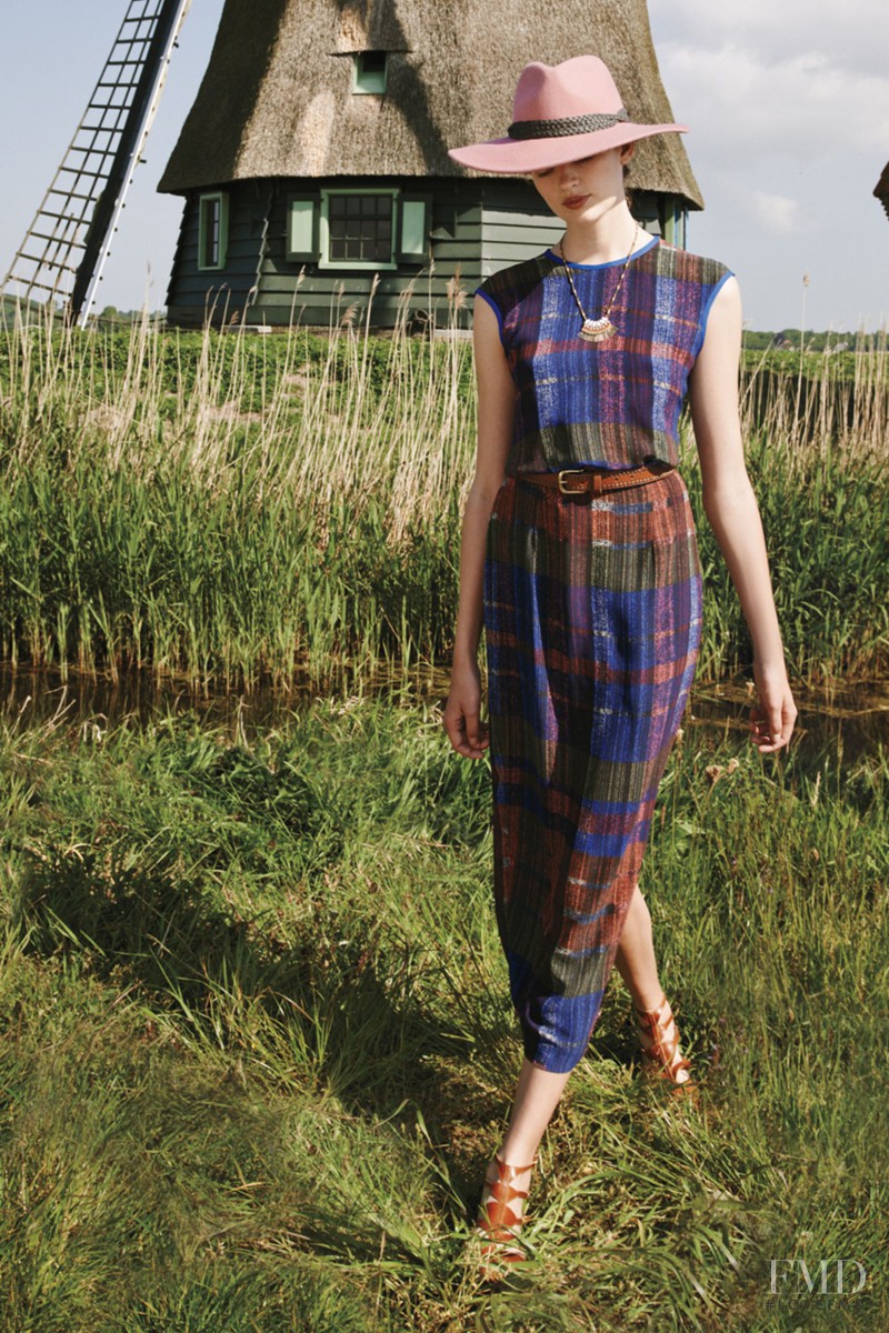 Bette Franke featured in  the Anthropologie lookbook for Pre-Fall 2014
