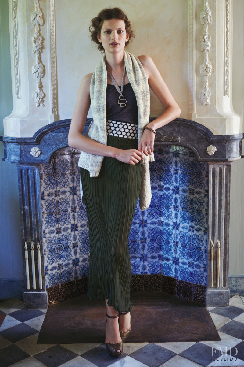 Bette Franke featured in  the Anthropologie lookbook for Pre-Fall 2014