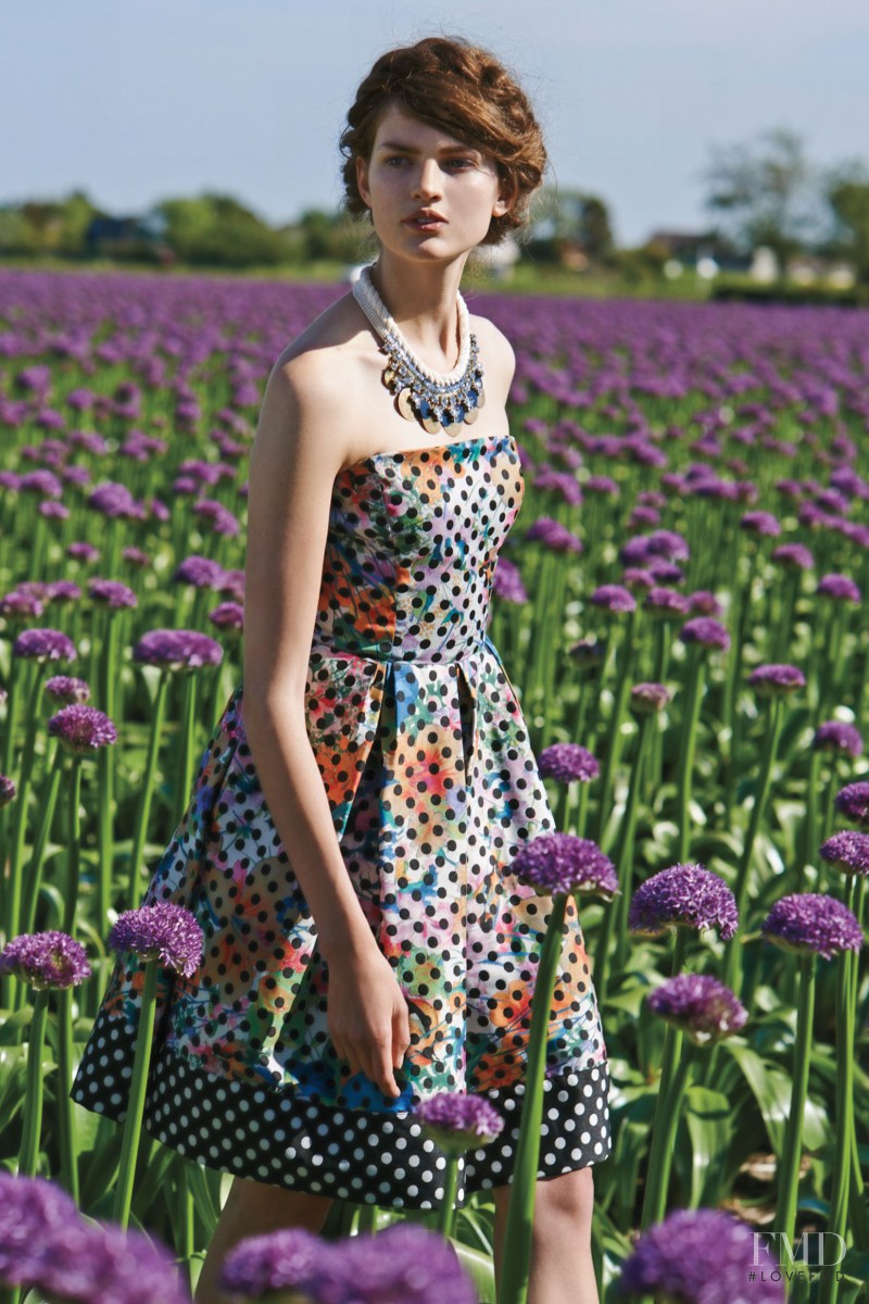 Bette Franke featured in  the Anthropologie lookbook for Pre-Fall 2014