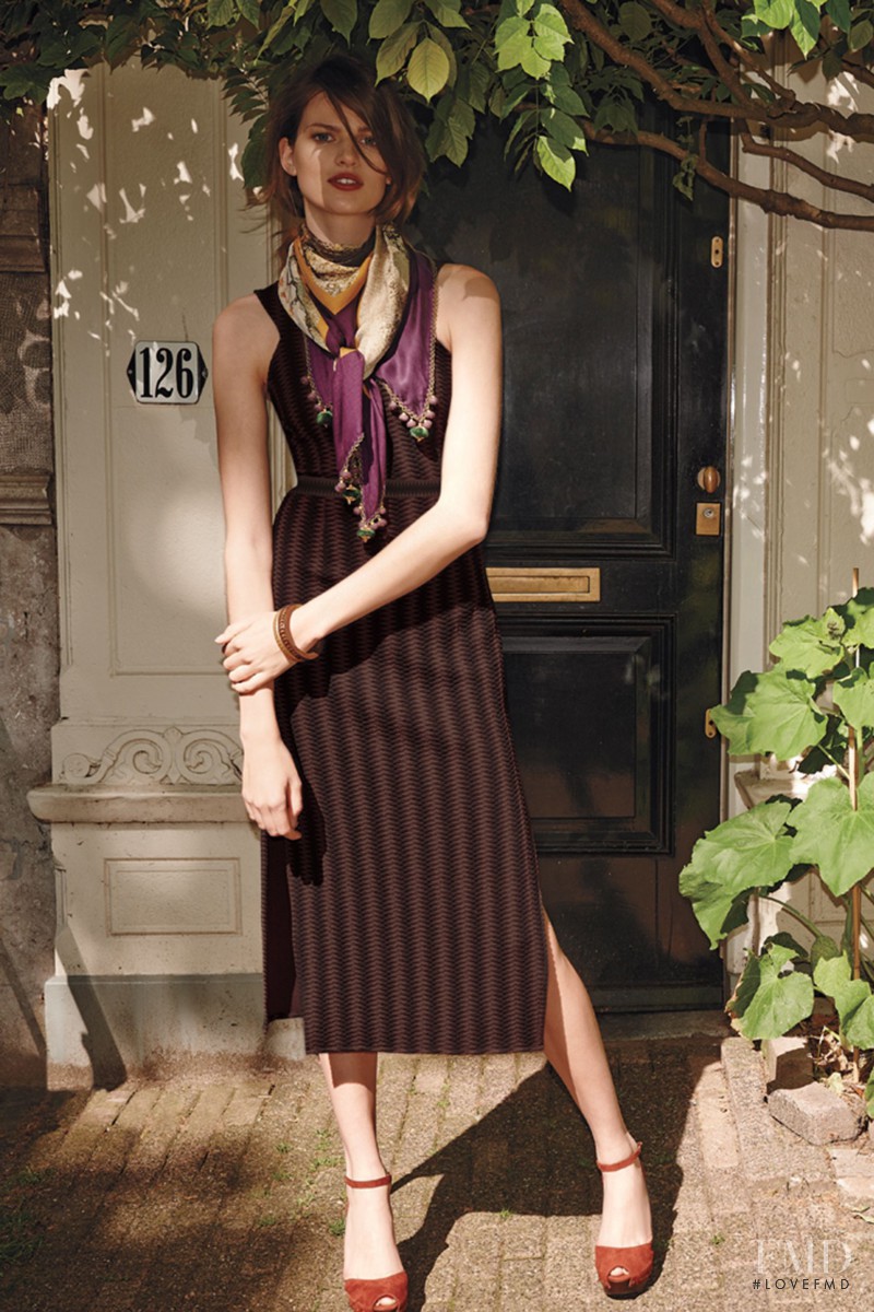 Bette Franke featured in  the Anthropologie lookbook for Pre-Fall 2014