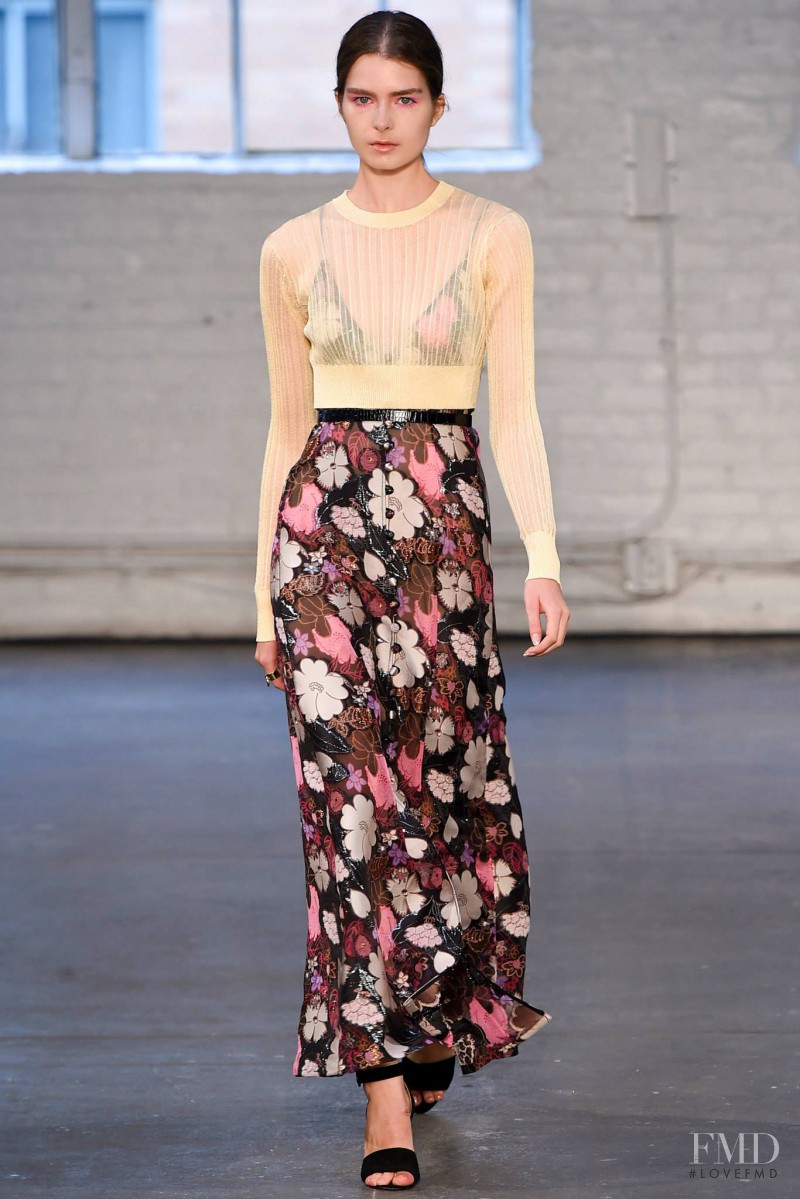 Gaby Loader featured in  the Jill Stuart fashion show for Spring/Summer 2016