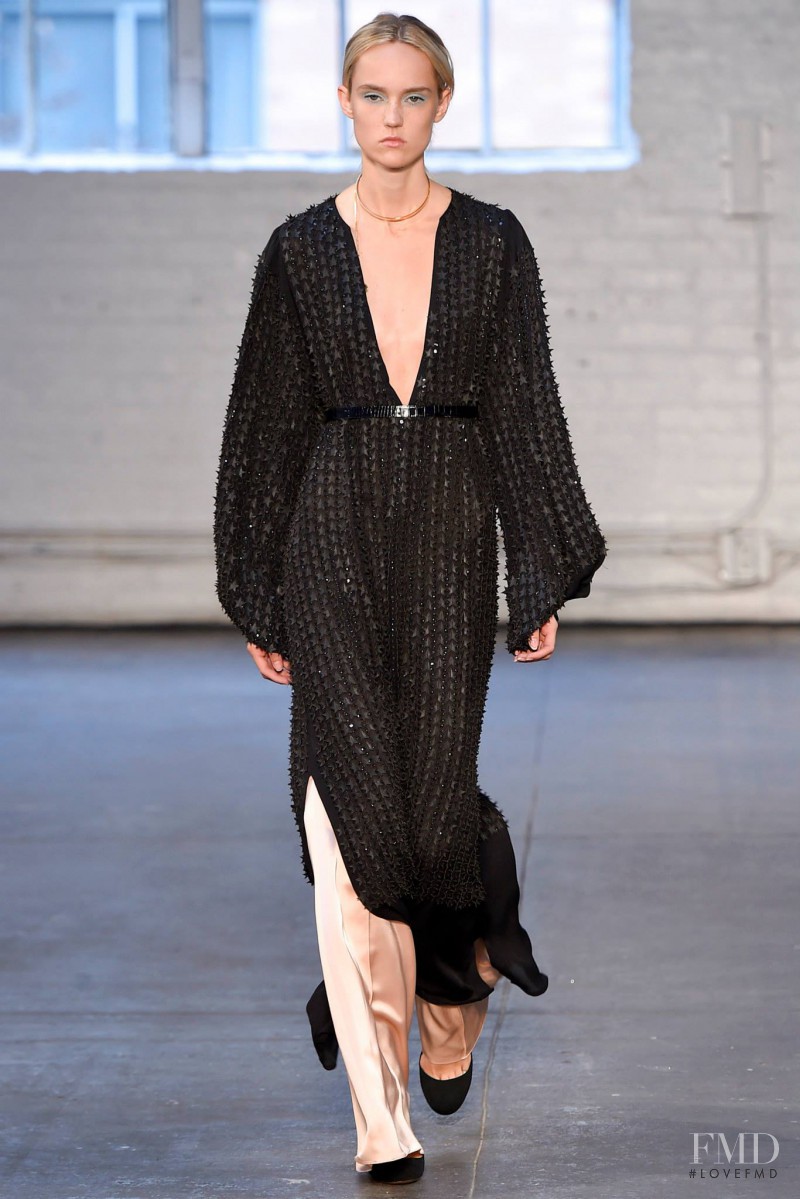 Harleth Kuusik featured in  the Jill Stuart fashion show for Spring/Summer 2016