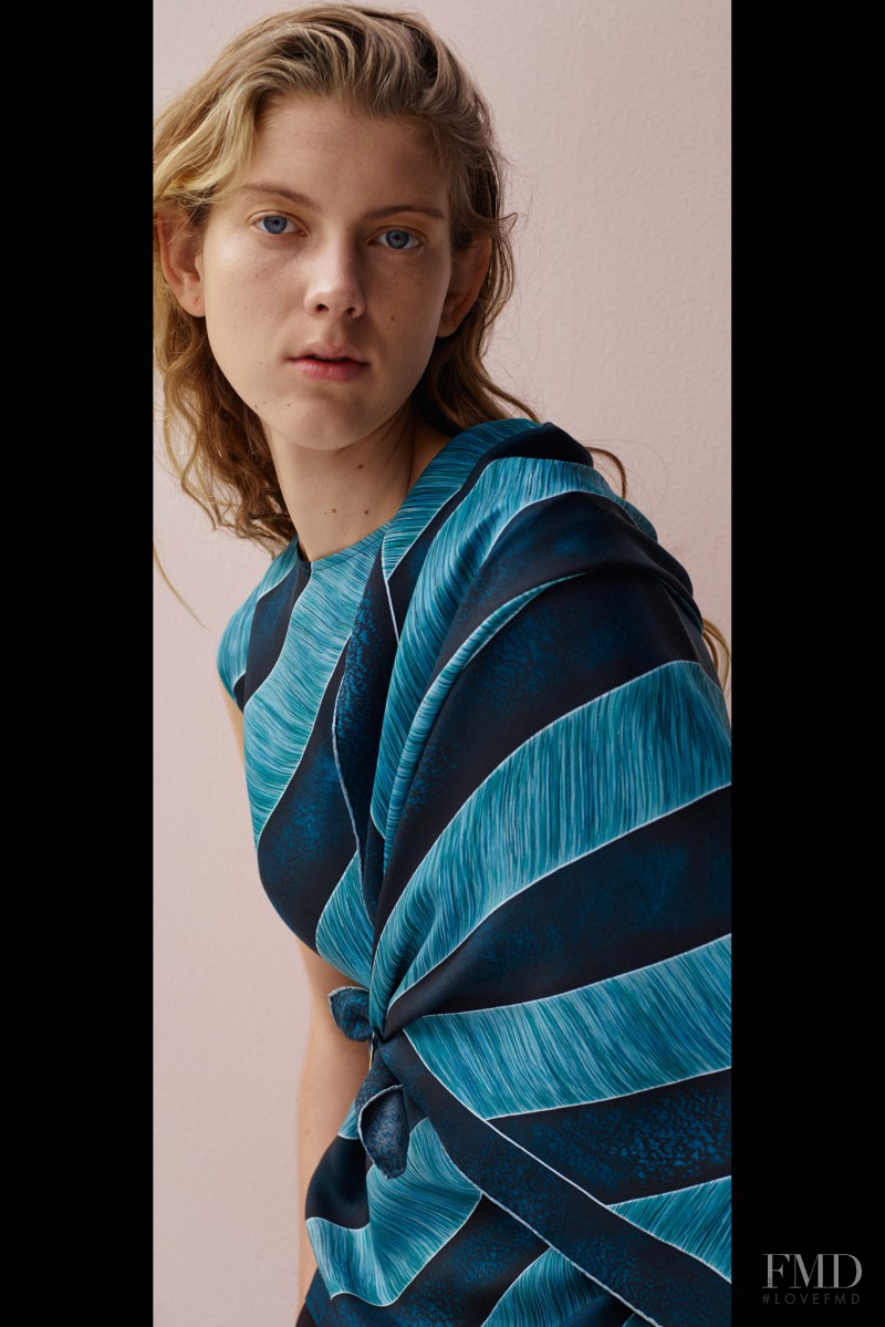 Ally Ertel featured in  the Celine lookbook for Pre-Fall 2015