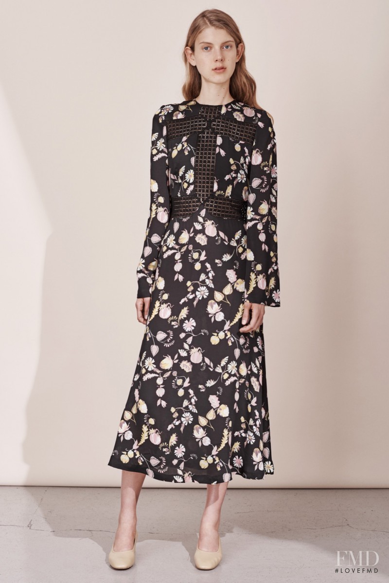 Ally Ertel featured in  the Jill Stuart lookbook for Resort 2016