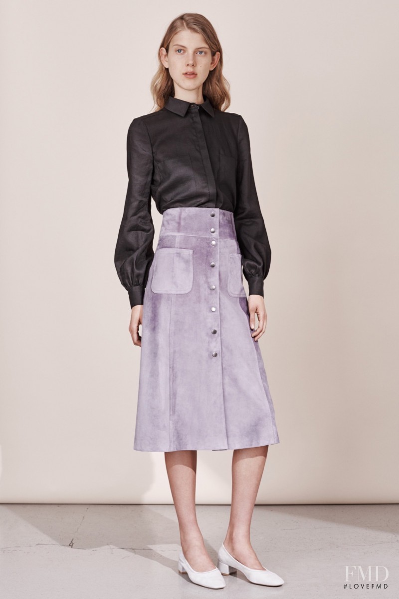 Ally Ertel featured in  the Jill Stuart lookbook for Resort 2016