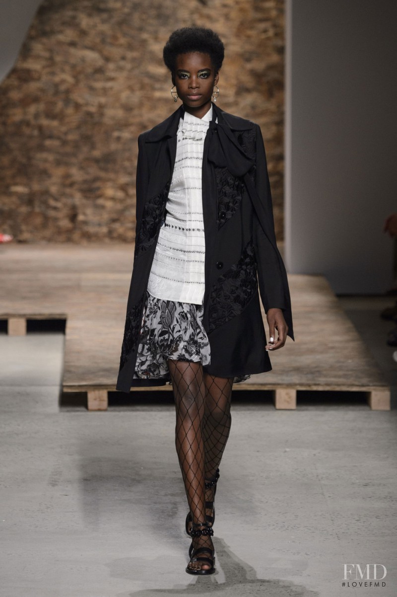 Maria Borges featured in  the Creatures of the Wind fashion show for Spring/Summer 2016