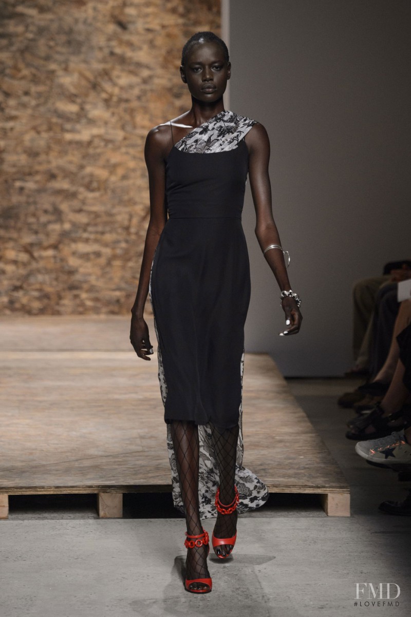 Ajak Deng featured in  the Creatures of the Wind fashion show for Spring/Summer 2016