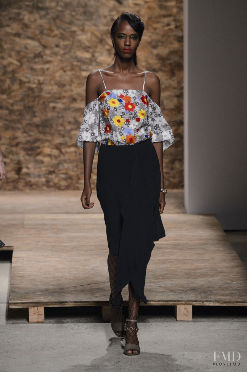 Leila Ndabirabe featured in  the Creatures of the Wind fashion show for Spring/Summer 2016