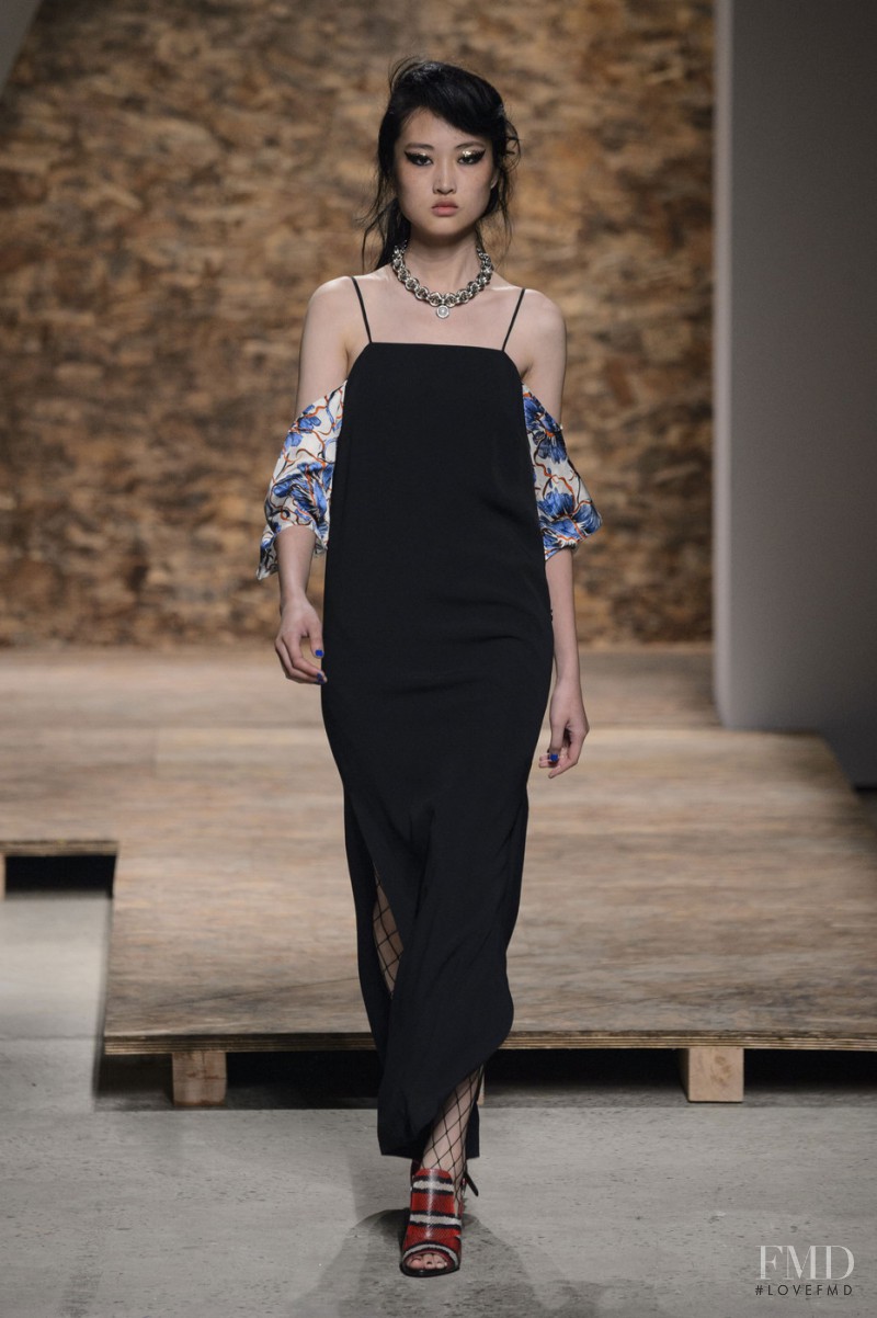 Jing Wen featured in  the Creatures of the Wind fashion show for Spring/Summer 2016