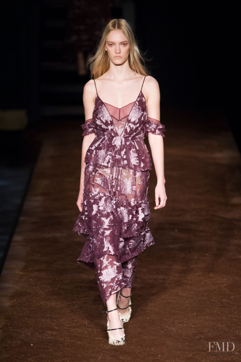 Steph Smith featured in  the Erdem fashion show for Spring/Summer 2016