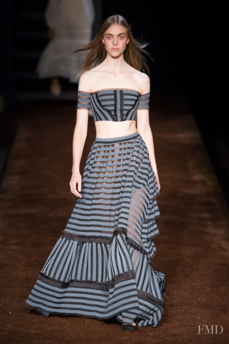 Hedvig Palm featured in  the Erdem fashion show for Spring/Summer 2016