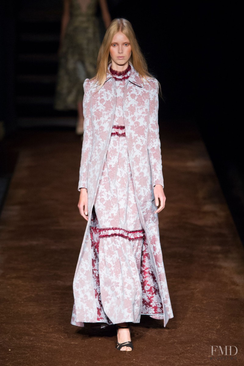 Lululeika Ravn Liep featured in  the Erdem fashion show for Spring/Summer 2016