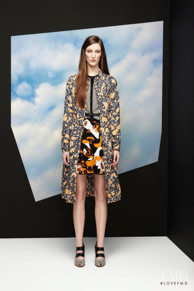 Franzi Mueller featured in  the Missoni fashion show for Resort 2013