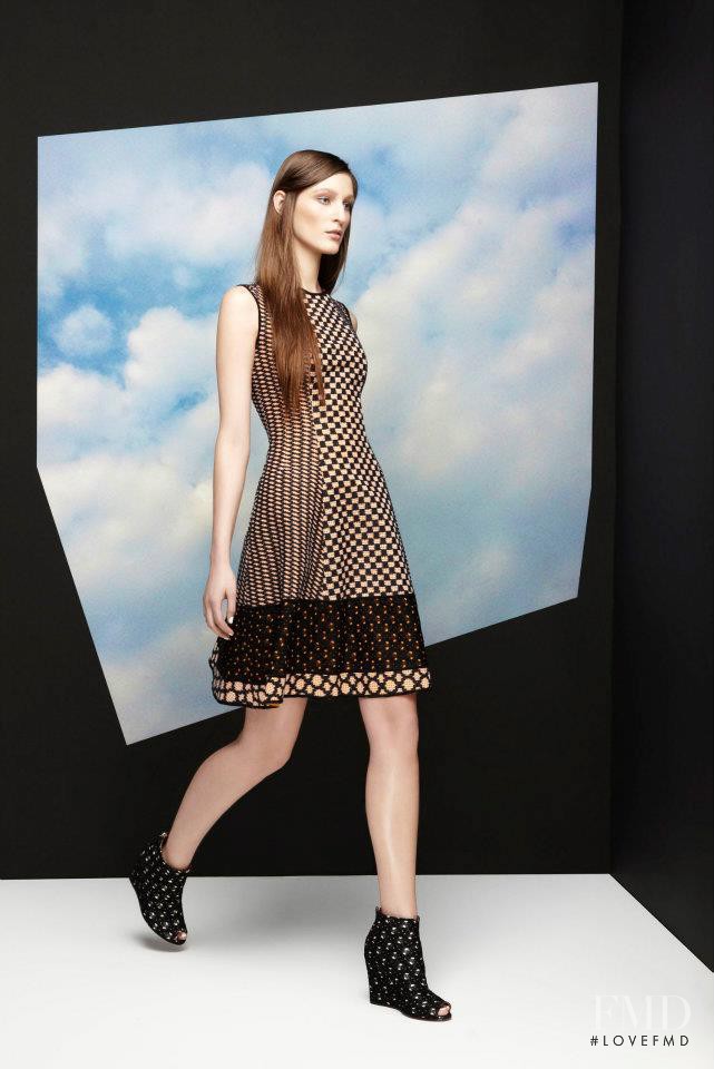 Franzi Mueller featured in  the Missoni fashion show for Resort 2013