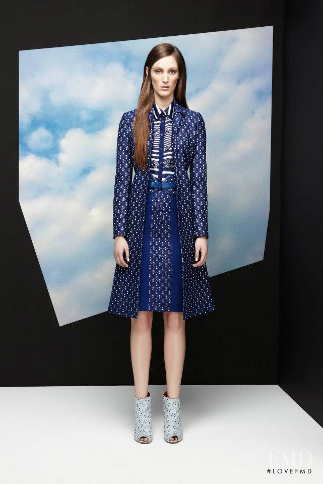 Franzi Mueller featured in  the Missoni fashion show for Resort 2013