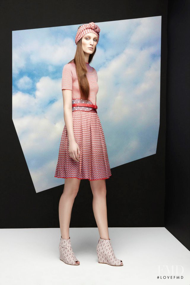 Franzi Mueller featured in  the Missoni fashion show for Resort 2013