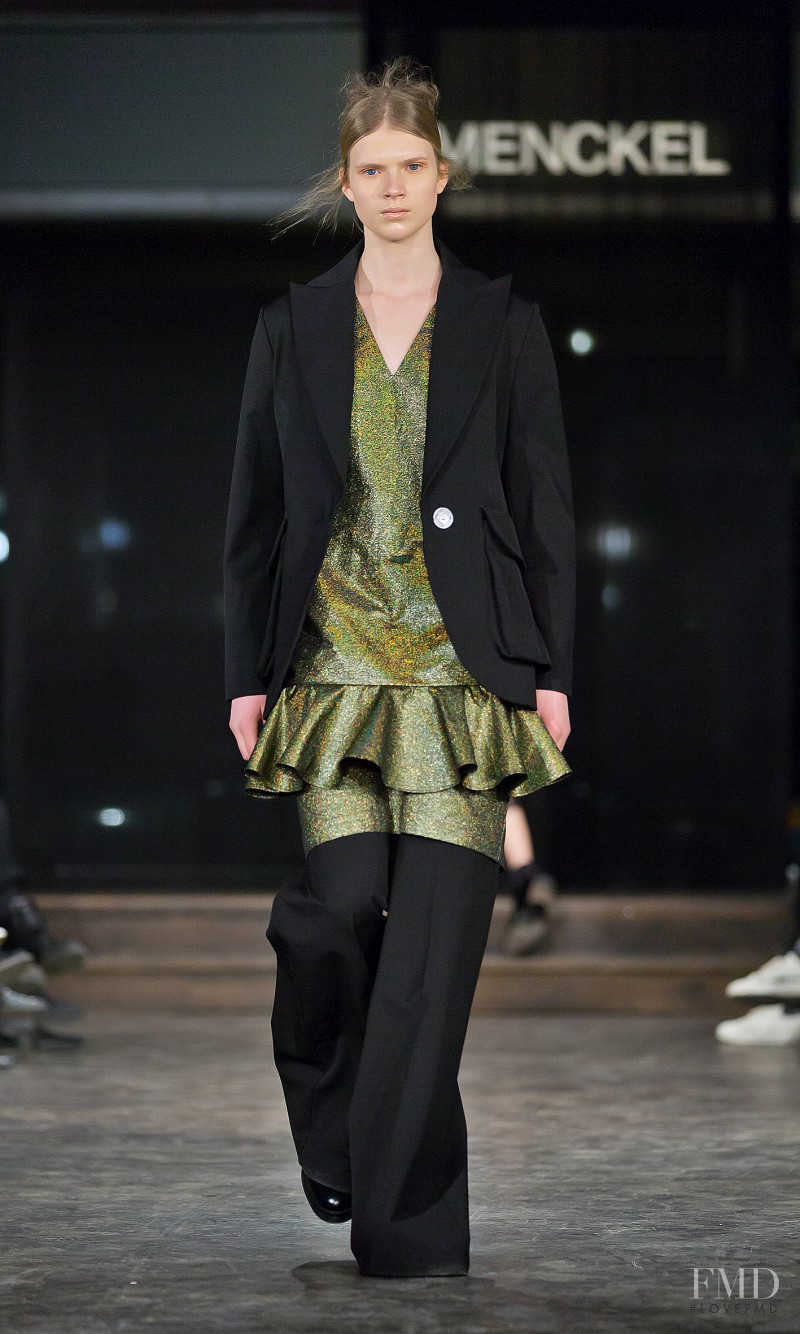 Sara Eirud featured in  the Menckel fashion show for Autumn/Winter 2013