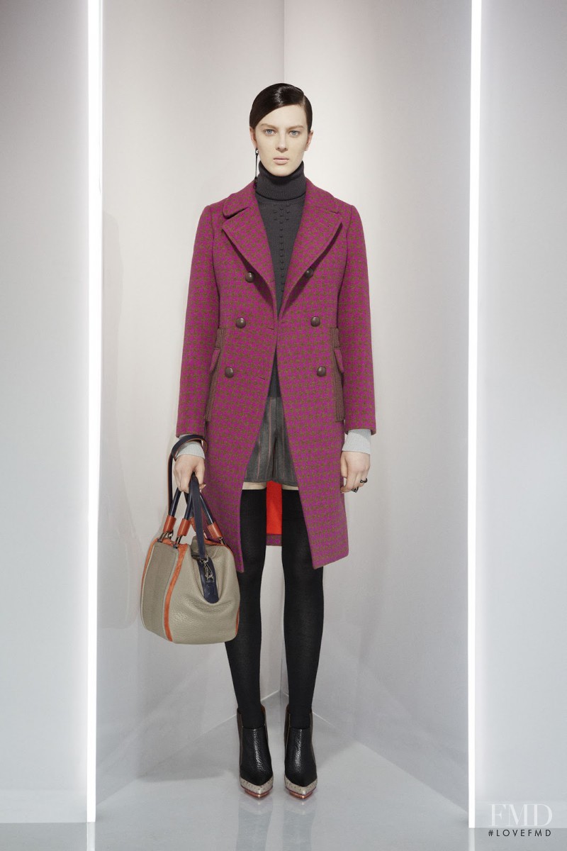 Giedre Kiaulenaite featured in  the Missoni fashion show for Pre-Fall 2013