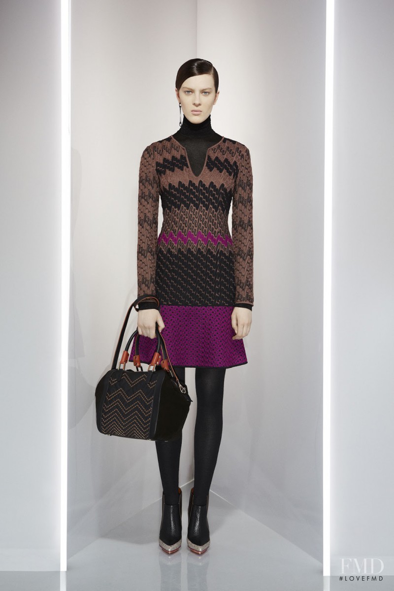 Giedre Kiaulenaite featured in  the Missoni fashion show for Pre-Fall 2013